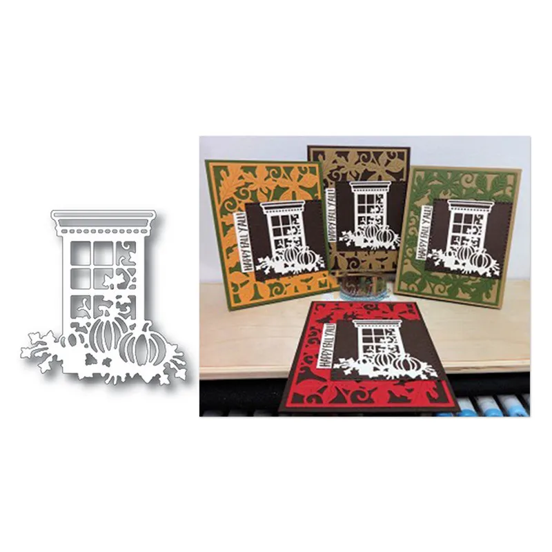 YaMinSanNiO Autumn Window Metal Cutting Dies New 2019 Dies Scrapbooking For Card Making Embossing Crafts Stencil Die Cut
YaMinSanNiO Autumn Window Metal Cutting Dies New 2019 Dies Scrapbooking For Card Making Embossing Crafts Stencil Die Cut