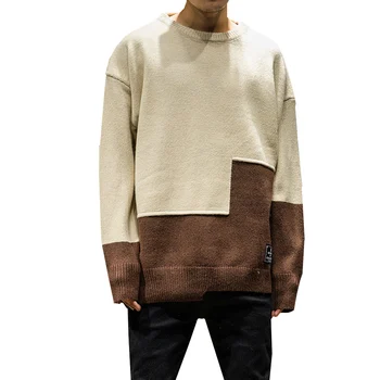 Autumn winter christmas sweater male clothes fashion warm Round Neck sweater for men patchwork hit color Pullover Knitted M-3XL
Autumn winter christmas sweater male clothes fashion warm Round Neck sweater for men patchwork hit color Pullover Knitted M-3XL