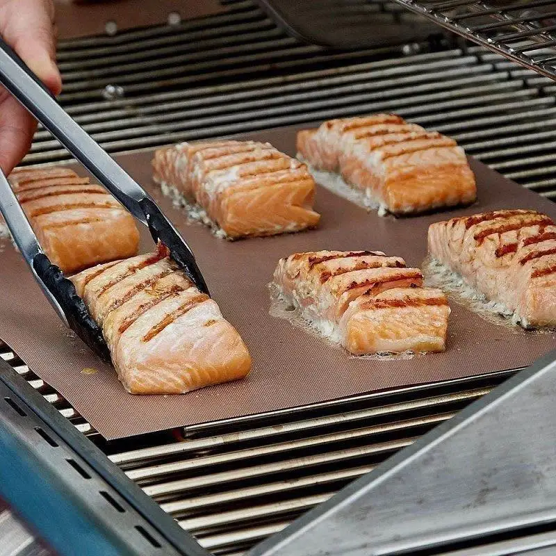 Non-Stick Reusable BBQ Hot Sale 2pcs/Lot Thick Ptfe Barbecue Grill Mat Grill Mats Sheet Grill Foil BBQ Liner
Non-Stick Reusable BBQ Hot Sale 2pcs/Lot Thick Ptfe Barbecue Grill Mat Grill Mats Sheet Grill Foil BBQ Liner