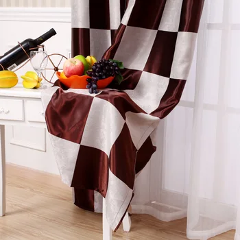 Modern contracted fashion window sunshade curtain of living room bedroom study room Fashion grid
Modern contracted fashion window sunshade curtain of living room bedroom study room Fashion grid