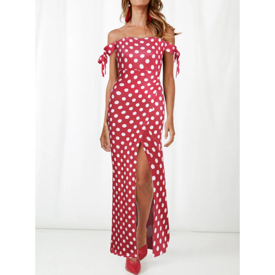 ZADORIN Vintage Polka Dot Dress Women Sexy Off Shoulder Bodycon Split Party Club Dress Women Long Maxi Summer Dress robe femme
ZADORIN Vintage Polka Dot Dress Women Sexy Off Shoulder Bodycon Split Party Club Dress Women Long Maxi Summer Dress robe femme