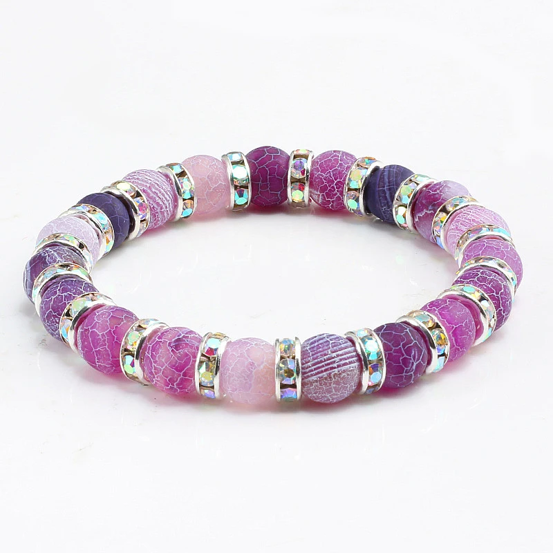 Charm Women Natural Stone Bracelet Colorful Crystal Purple Bead Lucky Strand Bracelets Bangles Men Casual Sports Elastic Jewelry
Charm Women Natural Stone Bracelet Colorful Crystal Purple Bead Lucky Strand Bracelets Bangles Men Casual Sports Elastic Jewelry