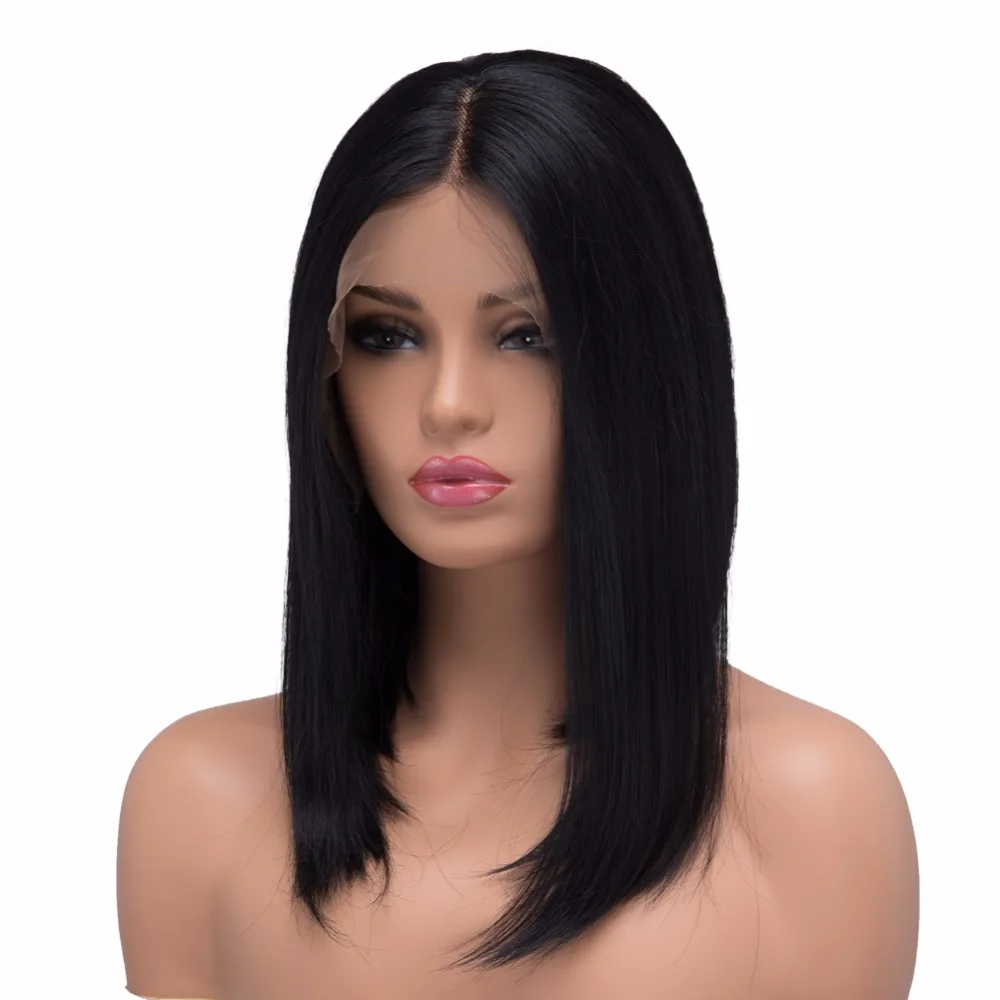 BESTUNG Lace Front Wigs Natural Black Straight Bob Synthetic Middle Part Full Natural Hair for Women
BESTUNG Lace Front Wigs Natural Black Straight Bob Synthetic Middle Part Full Natural Hair for Women