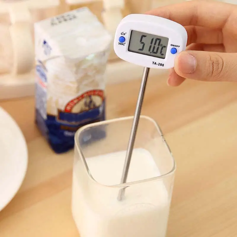 1PC LCD Display Digital Probe Cooking Thermometer Electronic BBQ Food Temperature Sensor Household Temperature Detector Tool
1PC LCD Display Digital Probe Cooking Thermometer Electronic BBQ Food Temperature Sensor Household Temperature Detector Tool