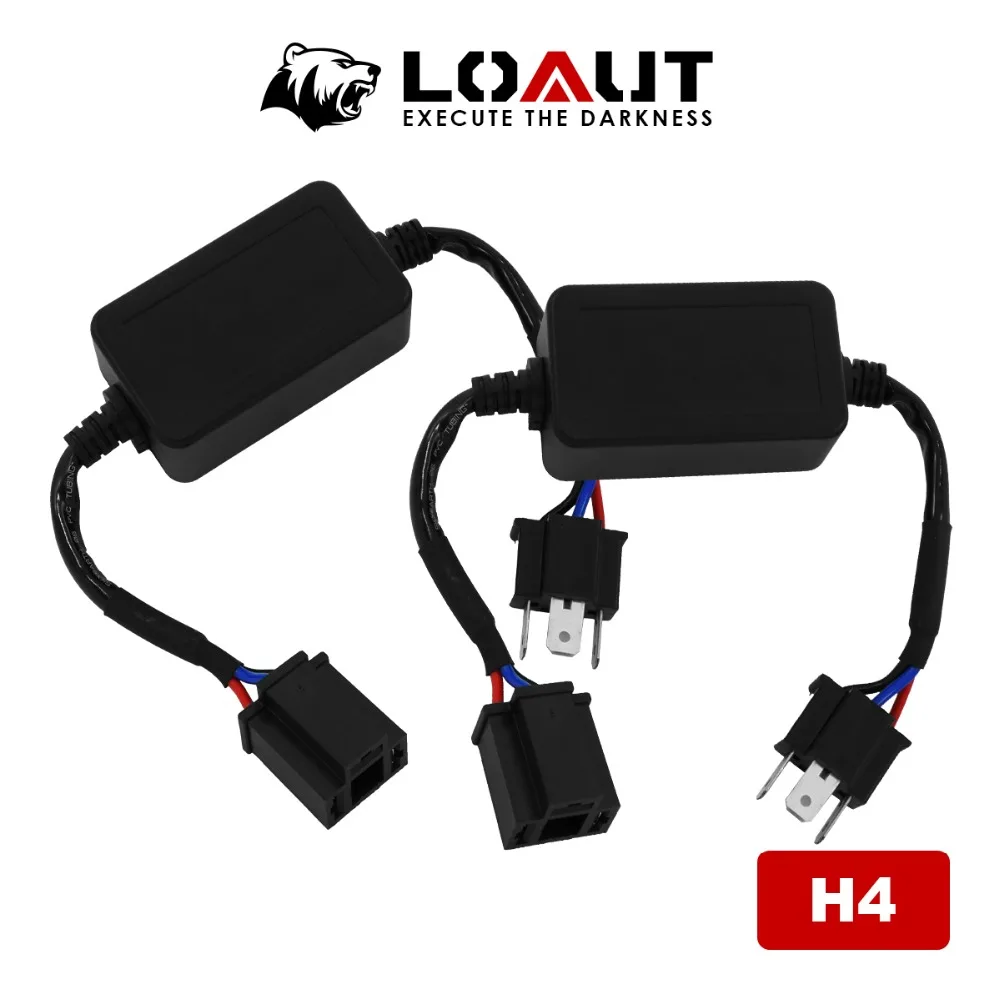 LOAUT for BMW MINI H4 Hi Lo Beam Canbus Wire Auto Headlight LED Bulb Fast Hyper Flash Cancel Error on Car Computer Stop Flashing
LOAUT for BMW MINI H4 Hi Lo Beam Canbus Wire Auto Headlight LED Bulb Fast Hyper Flash Cancel Error on Car Computer Stop Flashing