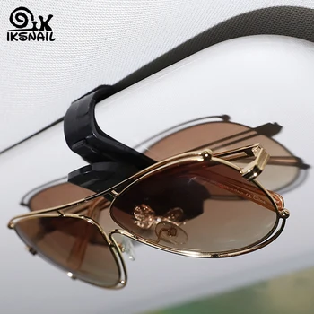IKSNAIL Car Sun Visor Glasses Holder Multi-Function Clips Car Accessories Sunglasses Eyeglasses Frame Auto Fastener Ticket Clip
IKSNAIL Car Sun Visor Glasses Holder Multi-Function Clips Car Accessories Sunglasses Eyeglasses Frame Auto Fastener Ticket Clip