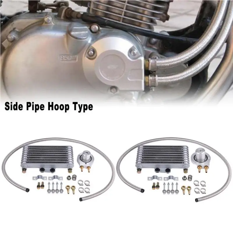 125ml Motorcycle Engine Oil Cooler Cooling Radiator Kit for Suzuki EN GN GSX Engine 200 Radiator Cooling Parts Free Shipping
125ml Motorcycle Engine Oil Cooler Cooling Radiator Kit for Suzuki EN GN GSX Engine 200 Radiator Cooling Parts Free Shipping
