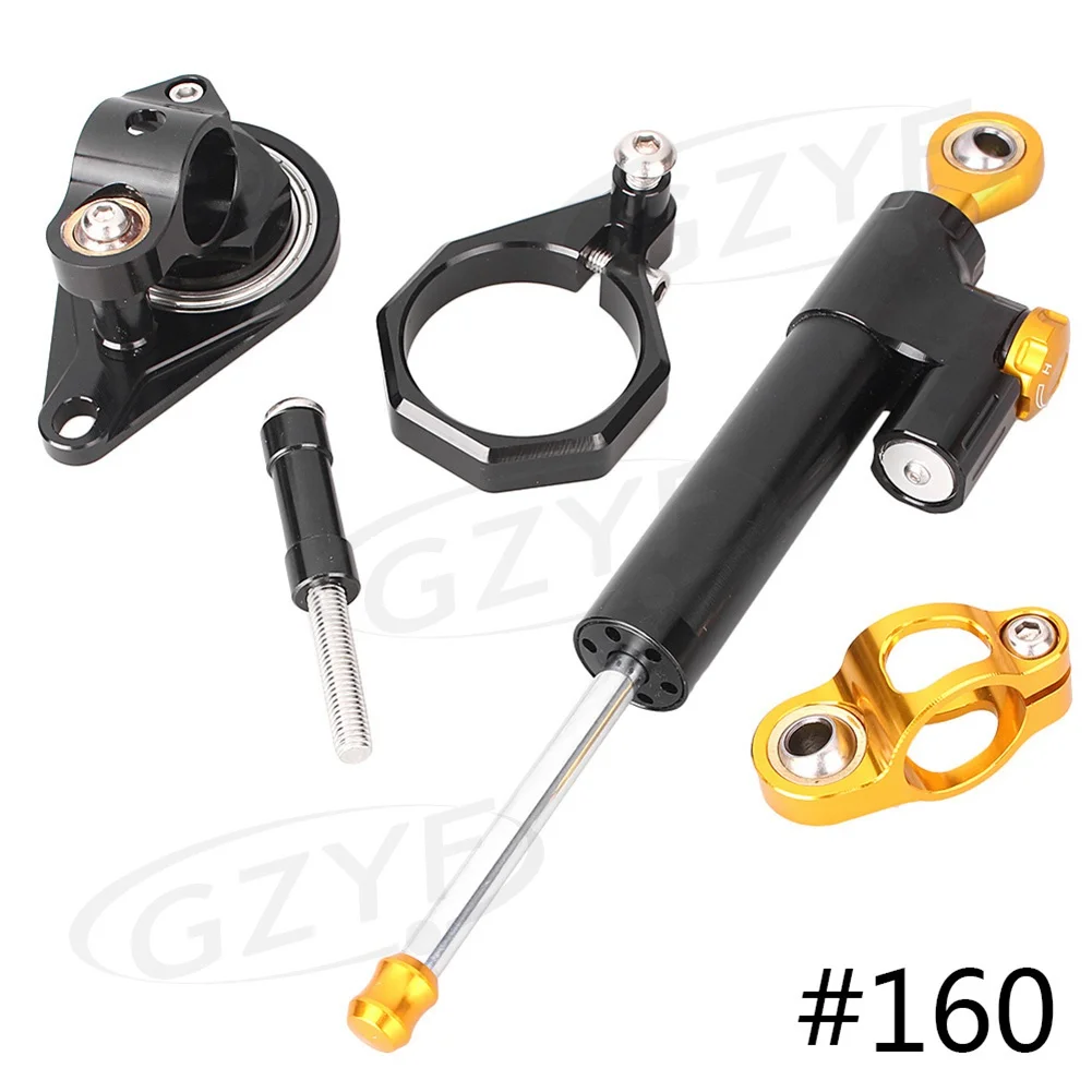 CNC Steering Damper Stabilizer w/ Bracket Set Saftety Control For SUZUKI GSXR 600 750 2006-2010 K6 K8 Anodized Surface
CNC Steering Damper Stabilizer w/ Bracket Set Saftety Control For SUZUKI GSXR 600 750 2006-2010 K6 K8 Anodized Surface