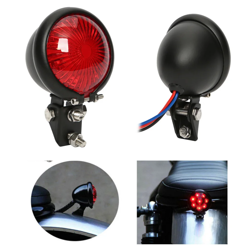 Red 12V LED Black Adjustable Cafe Racer Style Stop Tail Light Motorcycles Motorbike Brake Rear Lamp Taillight for Chopper Bobber
Red 12V LED Black Adjustable Cafe Racer Style Stop Tail Light Motorcycles Motorbike Brake Rear Lamp Taillight for Chopper Bobber