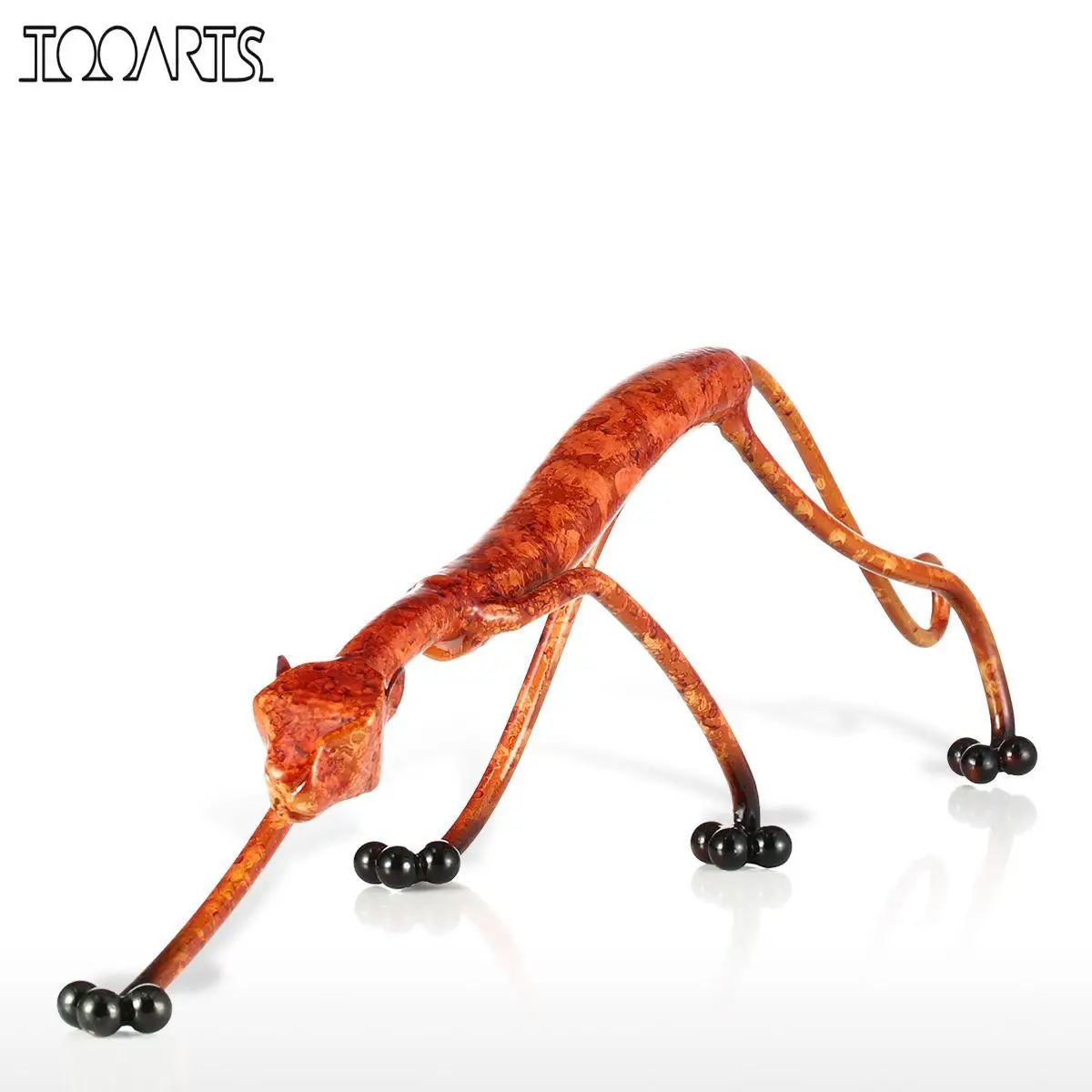 Tooarts Dashing Leopard Iron Sculpture Metal Crafts Animal Sculpture Home Decoration Artwork For Home Office
Tooarts Dashing Leopard Iron Sculpture Metal Crafts Animal Sculpture Home Decoration Artwork For Home Office