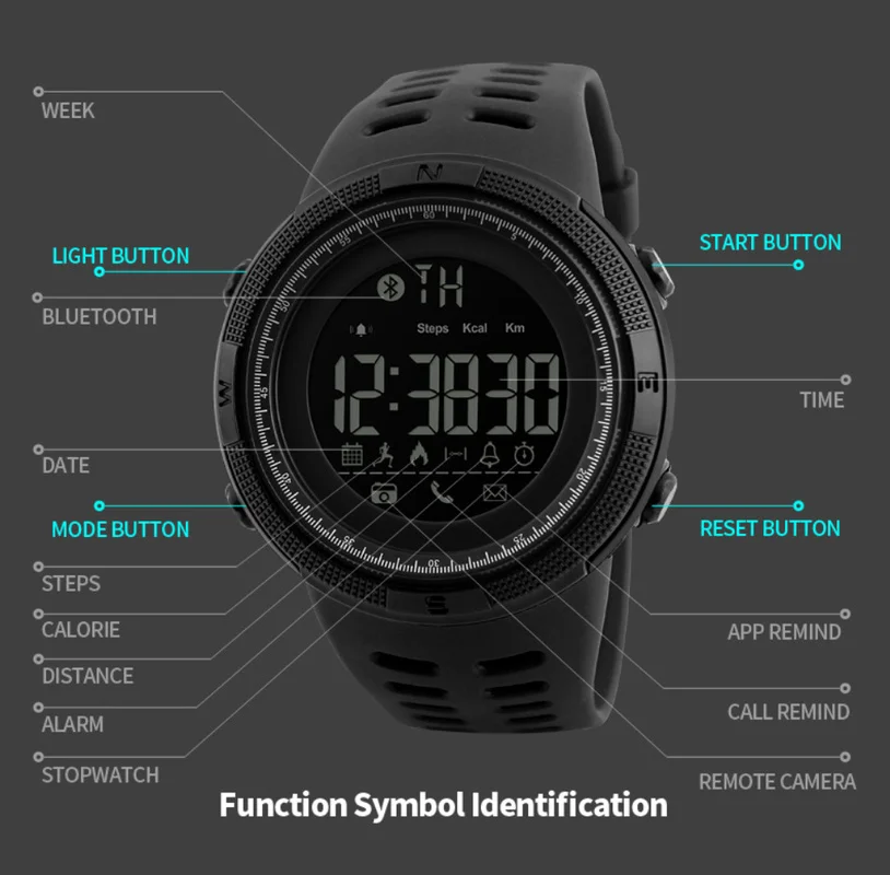 Mens Sports Watches Dive 50m Digital LED Military Watch Men Fashion Casual Electronics Wristwatches
Mens Sports Watches Dive 50m Digital LED Military Watch Men Fashion Casual Electronics Wristwatches