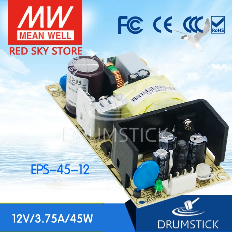 Best-selling MEAN WELL EPS-45-12 12V 3.75A meanwell EPS-45 12V 45W Single Output Switching Power Supply
Best-selling MEAN WELL EPS-45-12 12V 3.75A meanwell EPS-45 12V 45W Single Output Switching Power Supply