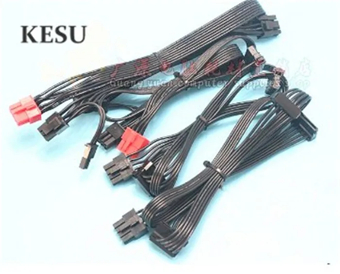 PCI-E Dual 8pin(6+2) /pcie 6+2pin /SATA 15pin /IDE 4pin modular Power supply cable for Thermaltake TR2 RX series
PCI-E Dual 8pin(6+2) /pcie 6+2pin /SATA 15pin /IDE 4pin modular Power supply cable for Thermaltake TR2 RX series
