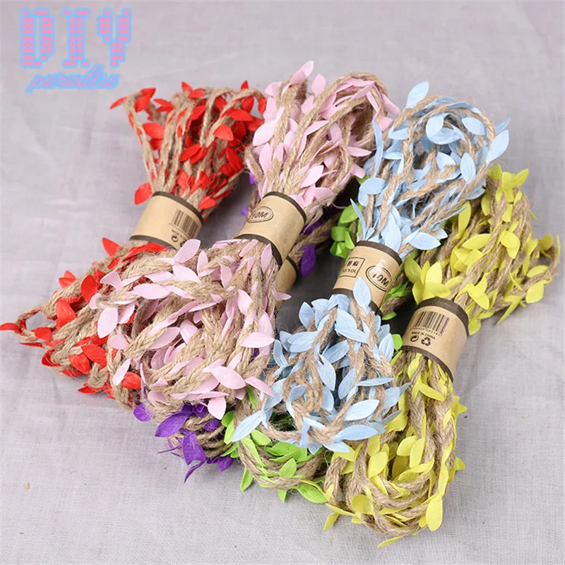 10M Leaf Natural Burlap Hessian Jute Twine Cord Hemp Rope Trim Rustic Wrap Gift Packing String Wedding Party Decoration
10M Leaf Natural Burlap Hessian Jute Twine Cord Hemp Rope Trim Rustic Wrap Gift Packing String Wedding Party Decoration