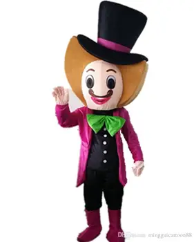Alice in wonderland mascot costume Mad hatter cartoon costume Carnival costumes party fancy dress adult size free shipping
Alice in wonderland mascot costume Mad hatter cartoon costume Carnival costumes party fancy dress adult size free shipping