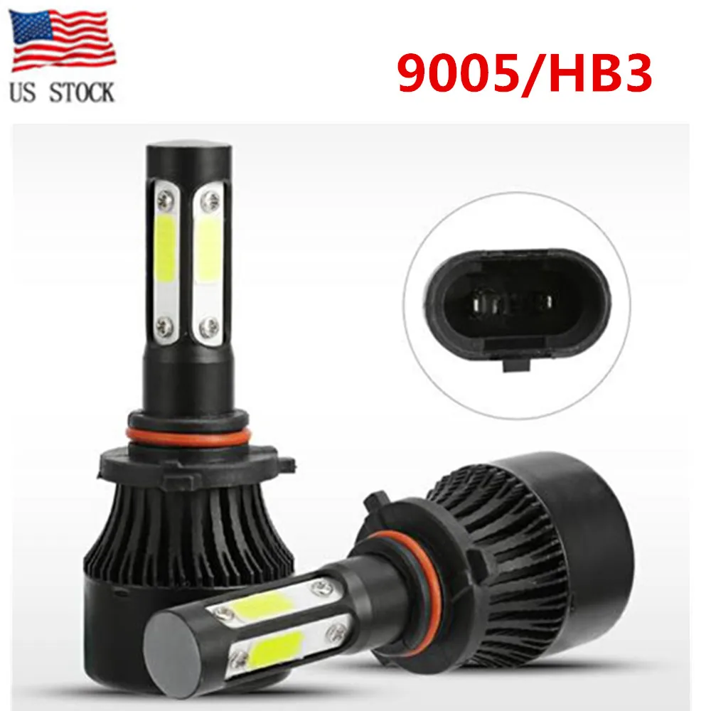 2Pcs X7 4-side LED H4 Headlight H7 H11/H8 9005/HB3 9006/HB4 9004 5202 9012/HIR2 9007 60W 20000LM Fog Lights Lamp Auto SUV 6500K
2Pcs X7 4-side LED H4 Headlight H7 H11/H8 9005/HB3 9006/HB4 9004 5202 9012/HIR2 9007 60W 20000LM Fog Lights Lamp Auto SUV 6500K