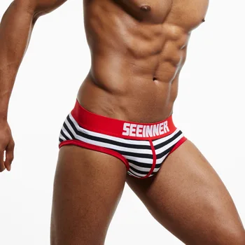 20 Styles SEEINNER Men Underwear briefs Cotton Striped Sexy men briefs slips cueca masculina Male panties calcinha gay Underwear
20 Styles SEEINNER Men Underwear briefs Cotton Striped Sexy men briefs slips cueca masculina Male panties calcinha gay Underwear