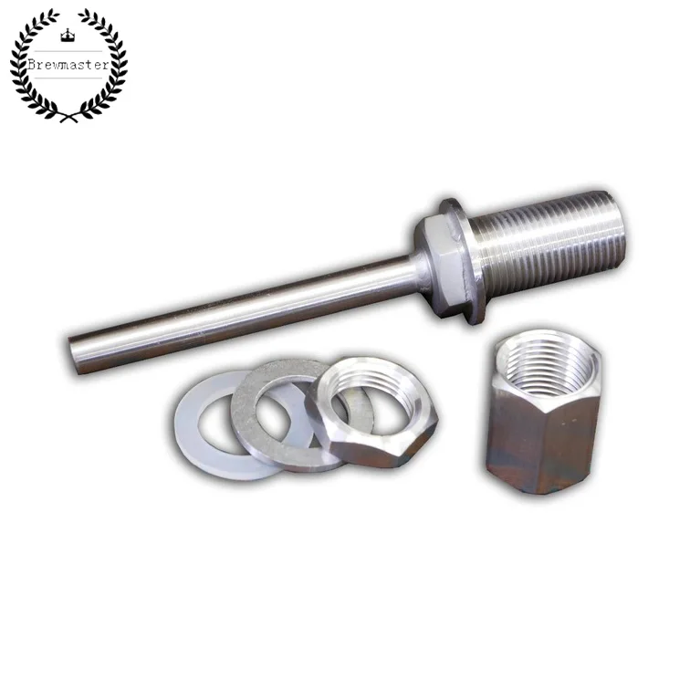 HomeBrew Quality Solid Stainless steel 100mm Weldless Thermowell 1/2"BSP thread for Thermometer
HomeBrew Quality Solid Stainless steel 100mm Weldless Thermowell 1/2"BSP thread for Thermometer