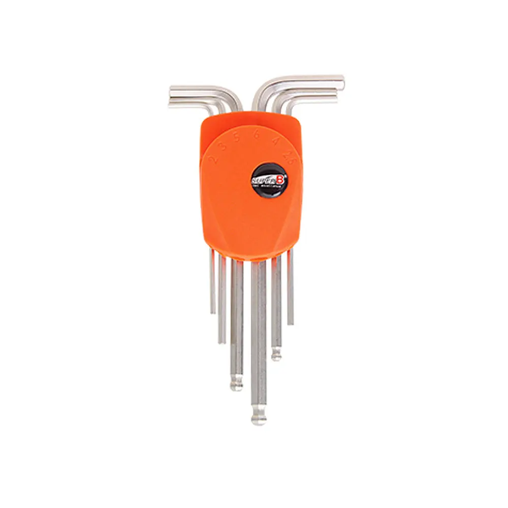 Super b TB-TH05 New Hex Key Wrench Set high-grade Steel 2 / 2.5 / 3 / 4 / 5 / 6 mm Bicycle Bike Repair Tools Spanner Kits
Super b TB-TH05 New Hex Key Wrench Set high-grade Steel 2 / 2.5 / 3 / 4 / 5 / 6 mm Bicycle Bike Repair Tools Spanner Kits
