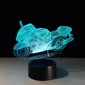 All Types Of Cool Motorcycle Shape 3D Lamp Led Plate Lumine Bedside Nightlight 7 Colors Lamp Touch USB Light For Kids
All Types Of Cool Motorcycle Shape 3D Lamp Led Plate Lumine Bedside Nightlight 7 Colors Lamp Touch USB Light For Kids