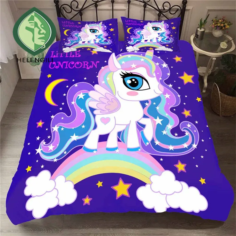 HELENGILI 3D Bedding Set Unicorn Print Duvet Cover Set Lifelike Bedclothes with Pillowcase Bed Set Home Textiles #DJS-82
HELENGILI 3D Bedding Set Unicorn Print Duvet Cover Set Lifelike Bedclothes with Pillowcase Bed Set Home Textiles #DJS-82