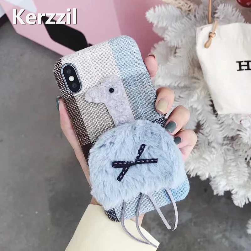 Kerzzil Cute Ostrich Doll Fabric Phone Case For iPhone 8 7 6 X XS XR XSmax Winter Warm Cloth Case For iPhone 6 6S 7 8 Plus Cover
Kerzzil Cute Ostrich Doll Fabric Phone Case For iPhone 8 7 6 X XS XR XSmax Winter Warm Cloth Case For iPhone 6 6S 7 8 Plus Cover