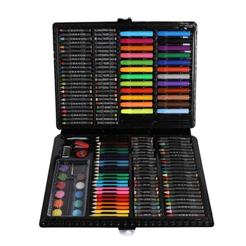 168pcs Marker Watercolor Box Pencils Kids Supplies Office Pen Brush Painting Art Set Drawing Tools Stationery Kit Gift
168pcs Marker Watercolor Box Pencils Kids Supplies Office Pen Brush Painting Art Set Drawing Tools Stationery Kit Gift