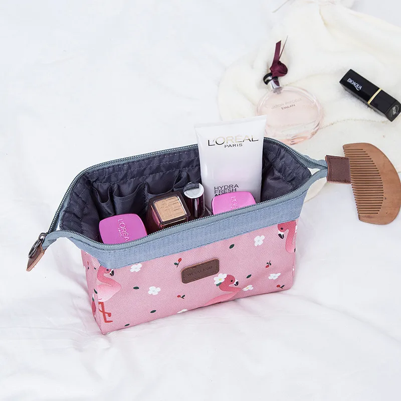 Flamingos-Travel-Cosmetic-Bag-Zipper-Trunk-Makeup-Case-Make-Up-Bags-Handbag-Organizer-Storage-Pouch-Toiletry