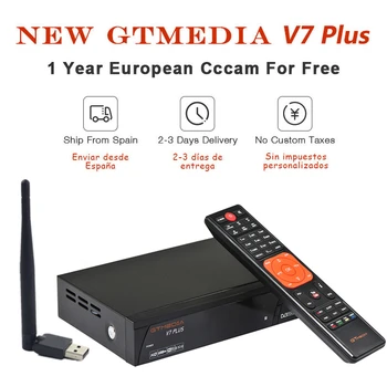 GT Media V7 Plus Satellite Receiver DVB-S2 DVB-T2 Decoder 1080P Full HD TV Receptor+1 Year Europe Spain Poland Italy cccam Cline
GT Media V7 Plus Satellite Receiver DVB-S2 DVB-T2 Decoder 1080P Full HD TV Receptor+1 Year Europe Spain Poland Italy cccam Cline