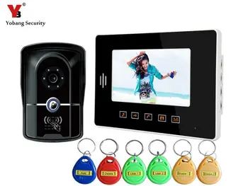 Yobang Security 7 inch RFID Touch Key Doorbell Kits Apartment Intercom Entry System Wired Video Door Phone Door Monitor System
Yobang Security 7 inch RFID Touch Key Doorbell Kits Apartment Intercom Entry System Wired Video Door Phone Door Monitor System