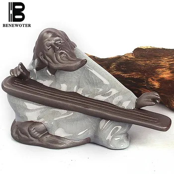 BENEWOTER Zen Tea Ceremony Old Man Playing Guqin Tea Pet Ceramic Porcelain Ice Crackle Purple Clay Tea Pet Ornament Figurine
BENEWOTER Zen Tea Ceremony Old Man Playing Guqin Tea Pet Ceramic Porcelain Ice Crackle Purple Clay Tea Pet Ornament Figurine