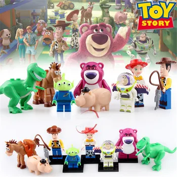 Toy Stories 4 IV Figure Buzz Lightyear Jessie Woody Aliens Soldier Dinosaur Building Blocks Set Models Toys For Kids PG8222
Toy Stories 4 IV Figure Buzz Lightyear Jessie Woody Aliens Soldier Dinosaur Building Blocks Set Models Toys For Kids PG8222