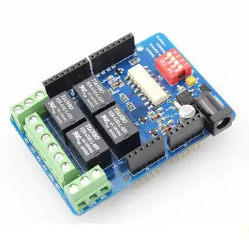 Elecrow Relay Shield v1.1 for Arduino Mega Relay Module 4 Mechanical Small Form Factor Electronic DIY Kit
Elecrow Relay Shield v1.1 for Arduino Mega Relay Module 4 Mechanical Small Form Factor Electronic DIY Kit