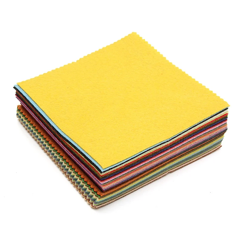 Best Price 41Pcs 6" x 6" Colorful Solid Color Stiff Wool Felt Fabric Sheets Sewing Patchwork Fabrics for DIY Decor Craft 15*15cm
Best Price 41Pcs 6" x 6" Colorful Solid Color Stiff Wool Felt Fabric Sheets Sewing Patchwork Fabrics for DIY Decor Craft 15*15cm