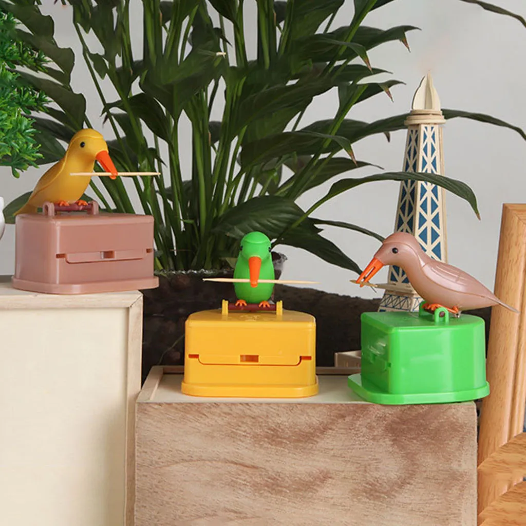 Toothpick Holder Container Cute Hummingbird Toothpick Dispenser Gag Gift Cleaning Teeth Household Table Toothpick Storage Box
Toothpick Holder Container Cute Hummingbird Toothpick Dispenser Gag Gift Cleaning Teeth Household Table Toothpick Storage Box