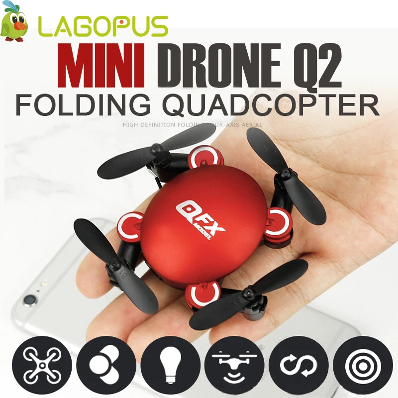 lagopus Mini Drone Pocket Foldable RC Drone with Camera HD 2MP Remote Control Helicopter Quadcopter Wifi Drone
lagopus Mini Drone Pocket Foldable RC Drone with Camera HD 2MP Remote Control Helicopter Quadcopter Wifi Drone