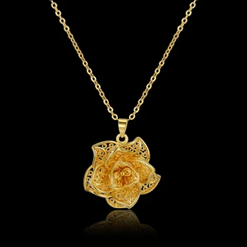 Gothic Vintage Gold Flower Necklace Female Gold Color Choker Golden Necklace Collier Wholesale New Style
Gothic Vintage Gold Flower Necklace Female Gold Color Choker Golden Necklace Collier Wholesale New Style
