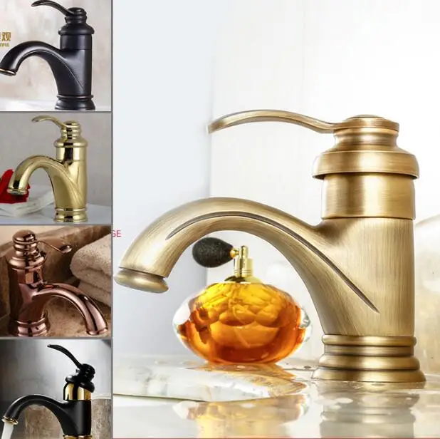 Fashion brass high quality bronze plating single lever hot and cold bathroom sink tap basin faucet free shipping
Fashion brass high quality bronze plating single lever hot and cold bathroom sink tap basin faucet free shipping
