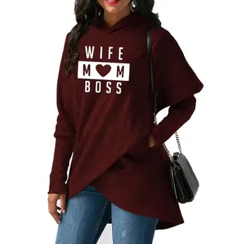 2018 New Fashion WIFE MOM BOSS Print Hoodies Women Sweatshirts Femmes Harajuku Printing Thick Loog Sleeve Irregular Female
2018 New Fashion WIFE MOM BOSS Print Hoodies Women Sweatshirts Femmes Harajuku Printing Thick Loog Sleeve Irregular Female