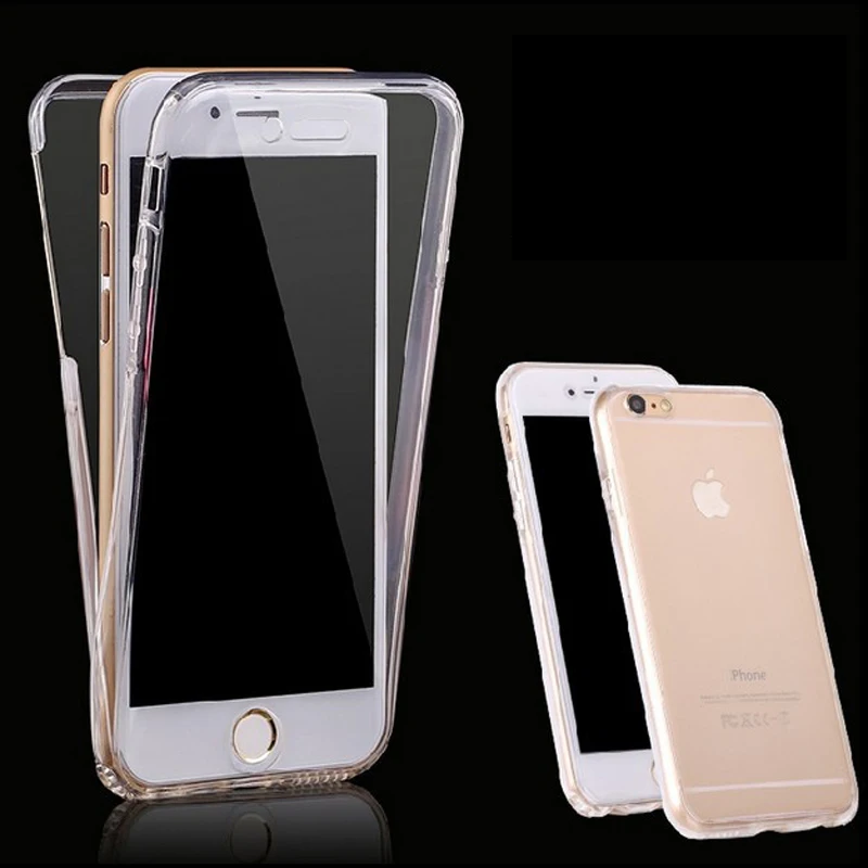 For iPhone 6 6S 7 8 Plus X XS Max XR Case 360 Full body Protection Soft TPU Silicone Case Transparent case Coque Case Funda
For iPhone 6 6S 7 8 Plus X XS Max XR Case 360 Full body Protection Soft TPU Silicone Case Transparent case Coque Case Funda