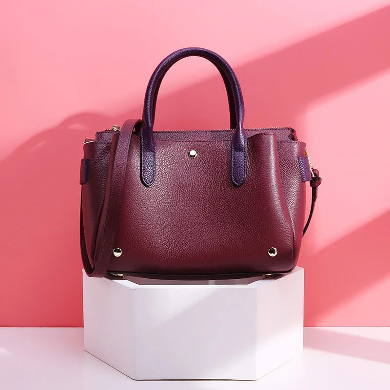 High Quality Women Genuine Leather Handbags Big Size Boston Luxury Handbags Women Messenger Shoulder Bag Bolsas Mujer
High Quality Women Genuine Leather Handbags Big Size Boston Luxury Handbags Women Messenger Shoulder Bag Bolsas Mujer