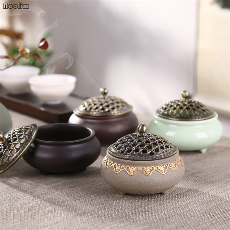 Ceramic Incense Burner Coil Aroma Censer Home Office Decor Porcelain Coil Incense Holder Mosquito Repellent Smell Removing Tool
Ceramic Incense Burner Coil Aroma Censer Home Office Decor Porcelain Coil Incense Holder Mosquito Repellent Smell Removing Tool
