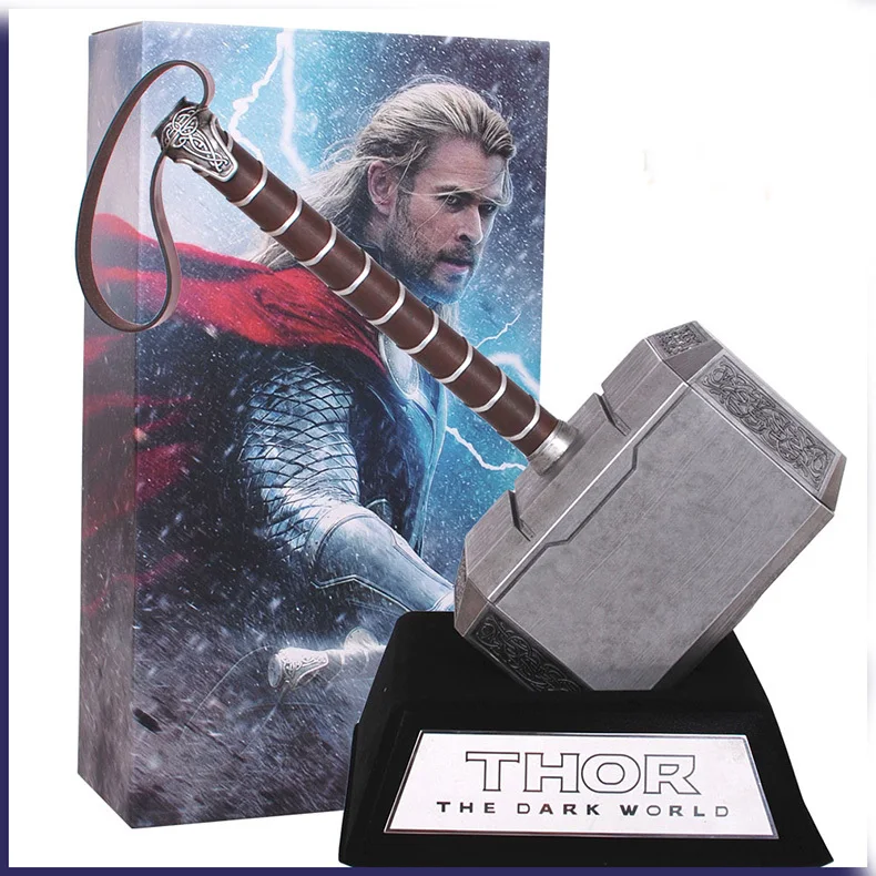 43cm/17" HUGE Avengers Thor The Dark World 2 Thunder Hammer Powerful Weapon & Base Decor Cosplay Costume Toy Figure Model
43cm/17" HUGE Avengers Thor The Dark World 2 Thunder Hammer Powerful Weapon & Base Decor Cosplay Costume Toy Figure Model