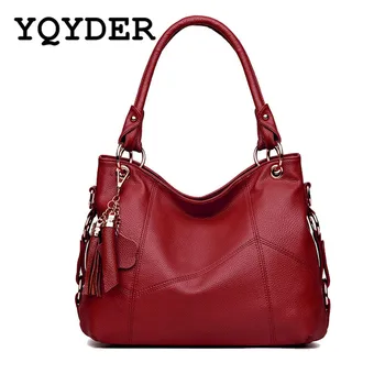 YQYDER Brand Women Tassel Handbags Solid PU Leather Shoulder Bags Designer Ladies Casual Totes Chain Messenger Bag Female Sac
YQYDER Brand Women Tassel Handbags Solid PU Leather Shoulder Bags Designer Ladies Casual Totes Chain Messenger Bag Female Sac