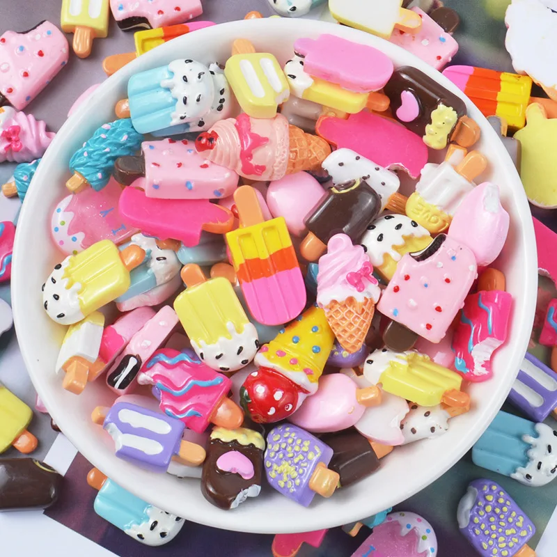Resin Ice Cream Charms for Slime Filler Stress Relief DIY Polymer Addition Slime Accessories Toy Lizun Model Tool for Kids Toy E
Resin Ice Cream Charms for Slime Filler Stress Relief DIY Polymer Addition Slime Accessories Toy Lizun Model Tool for Kids Toy E