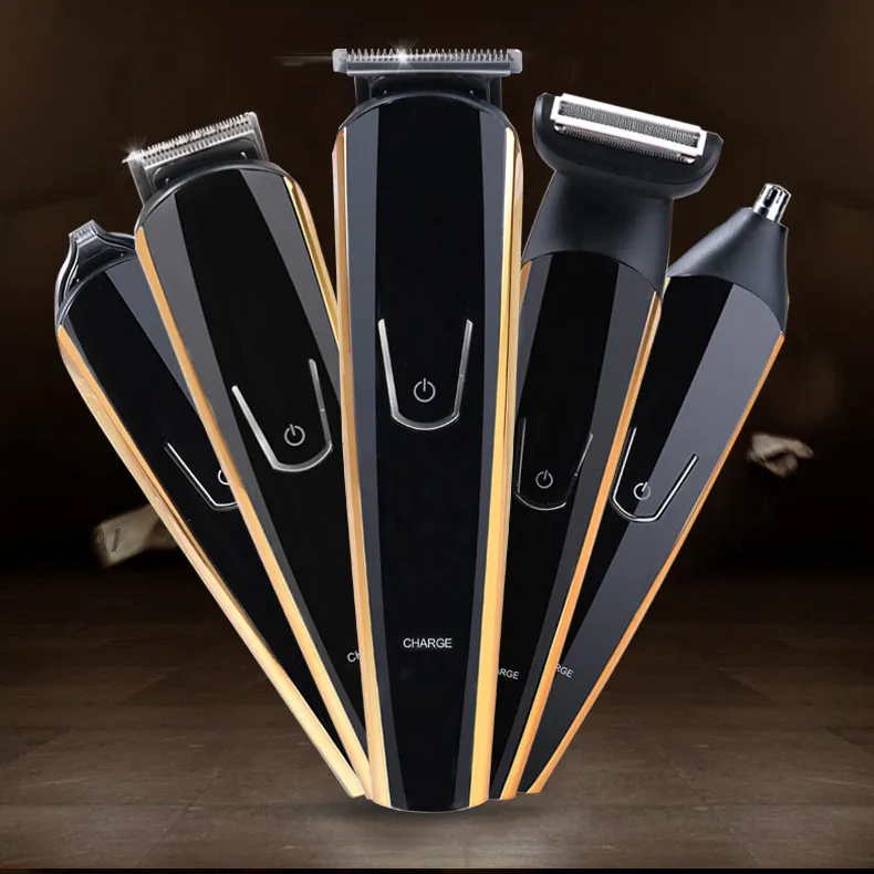 5 in 1 multi-functional Hair Clipper Set with Comb Oil 5 Heads with Nose Ear Trimmer Styling Trimmer Beard Washable Europe Plug
5 in 1 multi-functional Hair Clipper Set with Comb Oil 5 Heads with Nose Ear Trimmer Styling Trimmer Beard Washable Europe Plug