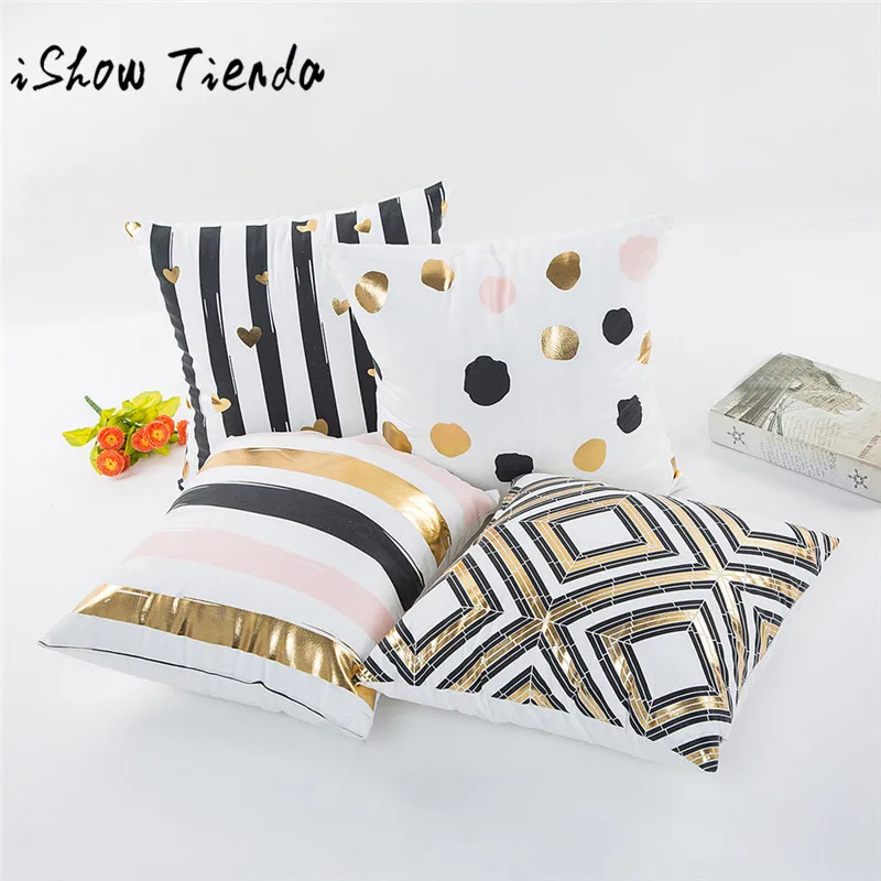 ISHOWTIENDA European Hot Super Soft Cotton Cushion Cover Dots Stripe Pillow Case For Sofa Car Decor Cushion Pillows coussin
ISHOWTIENDA European Hot Super Soft Cotton Cushion Cover Dots Stripe Pillow Case For Sofa Car Decor Cushion Pillows coussin