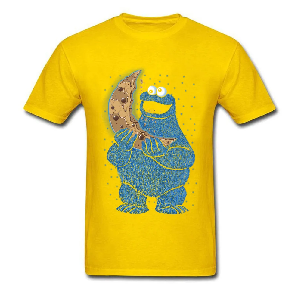 Cookie Moon Tops T Shirt 2018 New Fashion O-Neck Design Short Sleeve All Cotton Mens T-Shirt Casual T Shirt Free Shipping Cookie Moon yellow