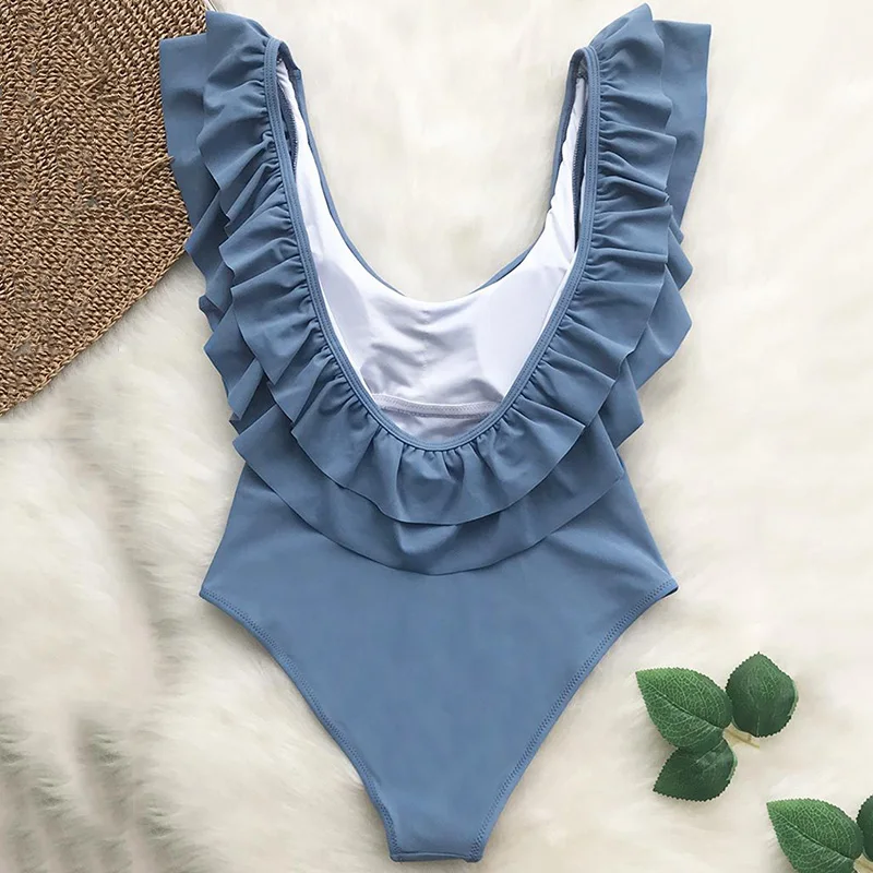 New-ruffled-one-piece-swimsuit-gray-high-cut-swimwear-women-ruffle-monokini-low-cut-maillot-de (1)