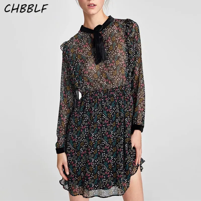 women fashion Butterfly knot collar flower printing dress long sleeve ladies sweet dress woman vestidos BGB7416
women fashion Butterfly knot collar flower printing dress long sleeve ladies sweet dress woman vestidos BGB7416
